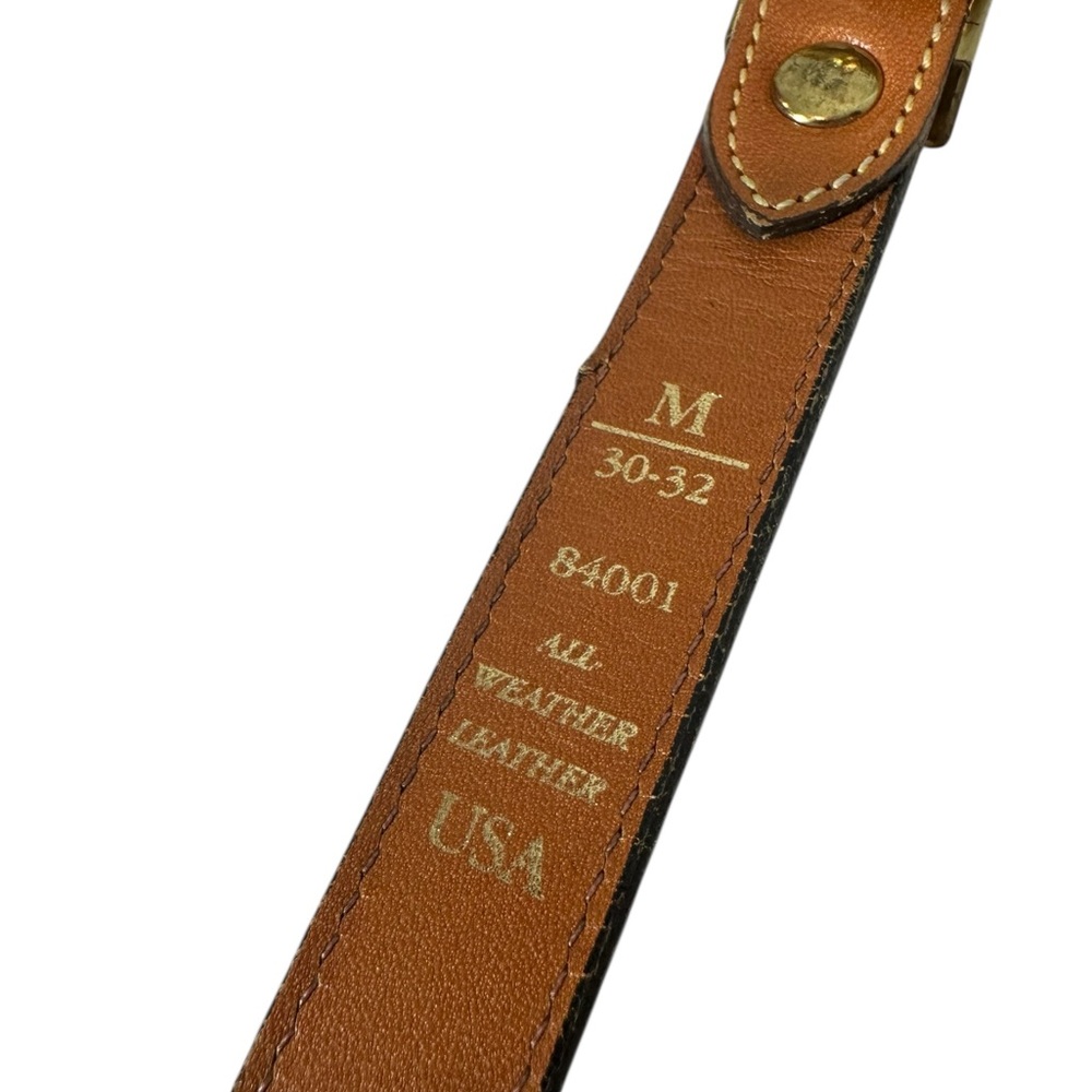 DOONEY & BOURKE Women's Medium Vintage Black Thin Leather Belt - Picture 6 of 8